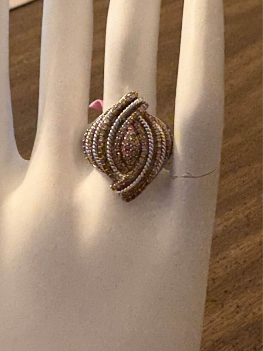 Sterling Silver 1.00 CTTW Natural Diamond Ring Size 7